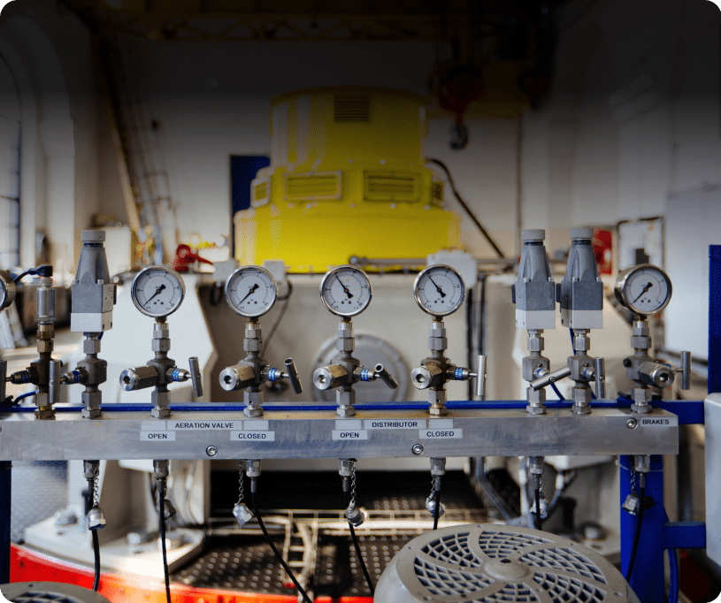 Control panel with multiple dials